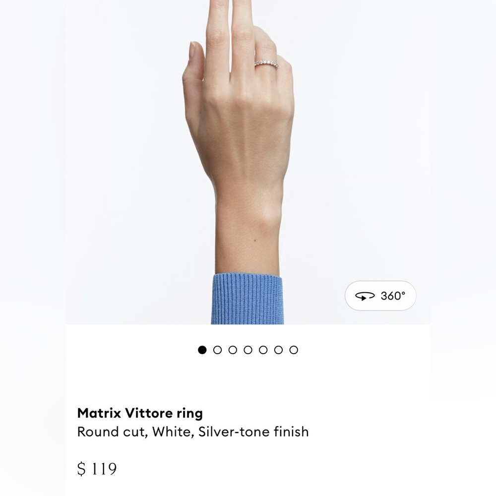 Swarovski Matrix Vittore ring